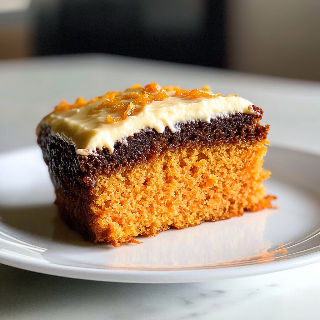 Decadent Brazilian Carrot Cake with Creamy Chocolate & Carrot Frosting