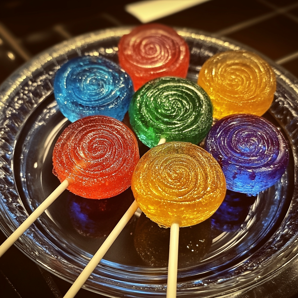 Homemade Fizzy Kool-Aid Lollipops