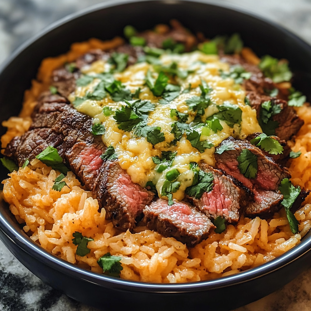 Steak & Queso Rice