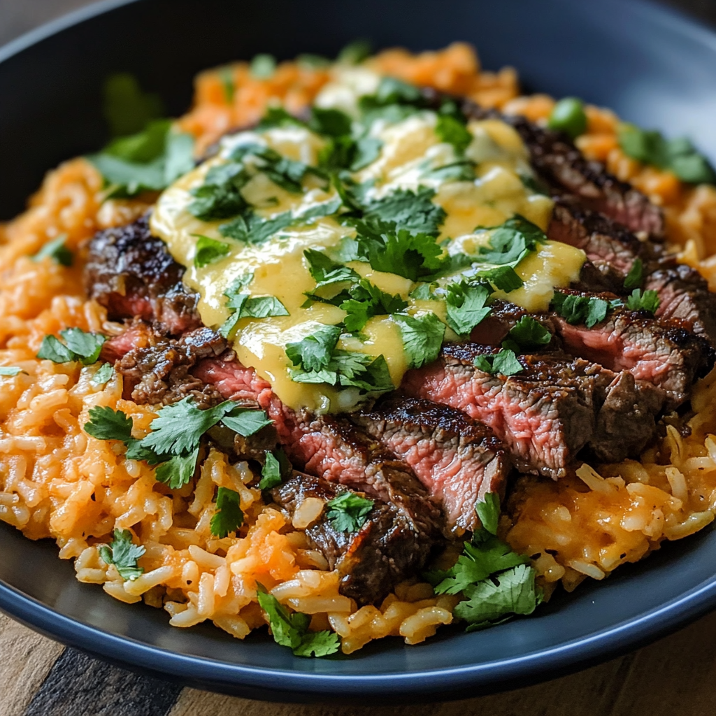 Steak & Queso Rice