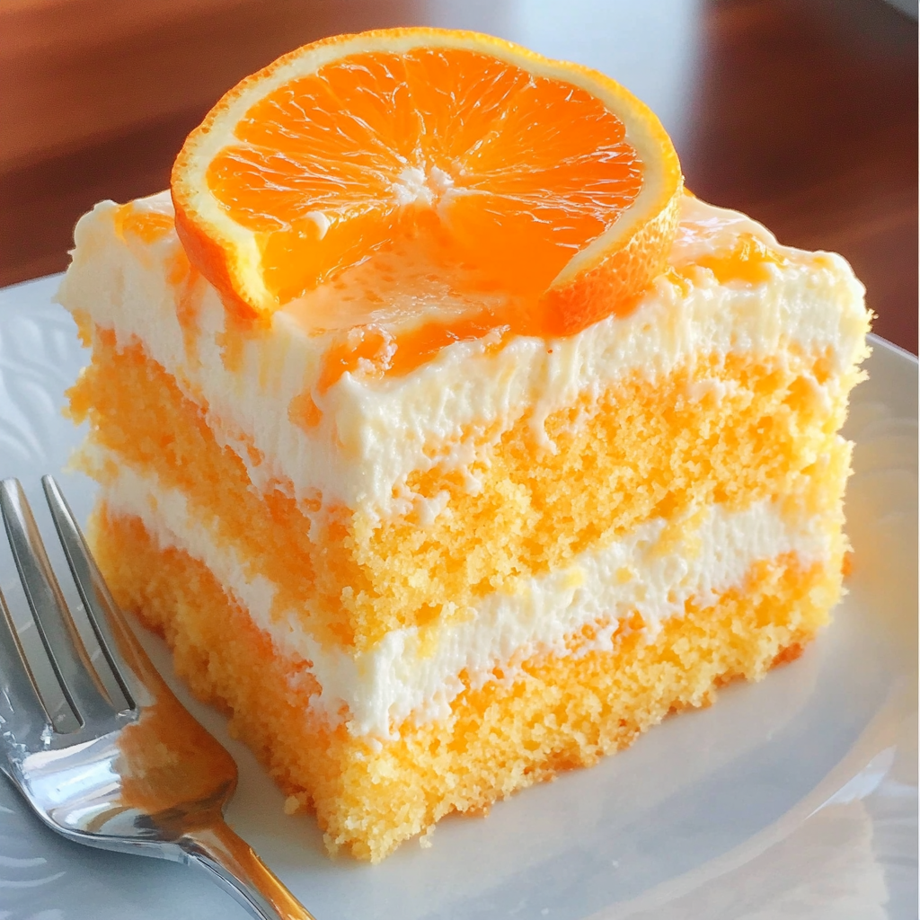 Orange Creamsicle Cake