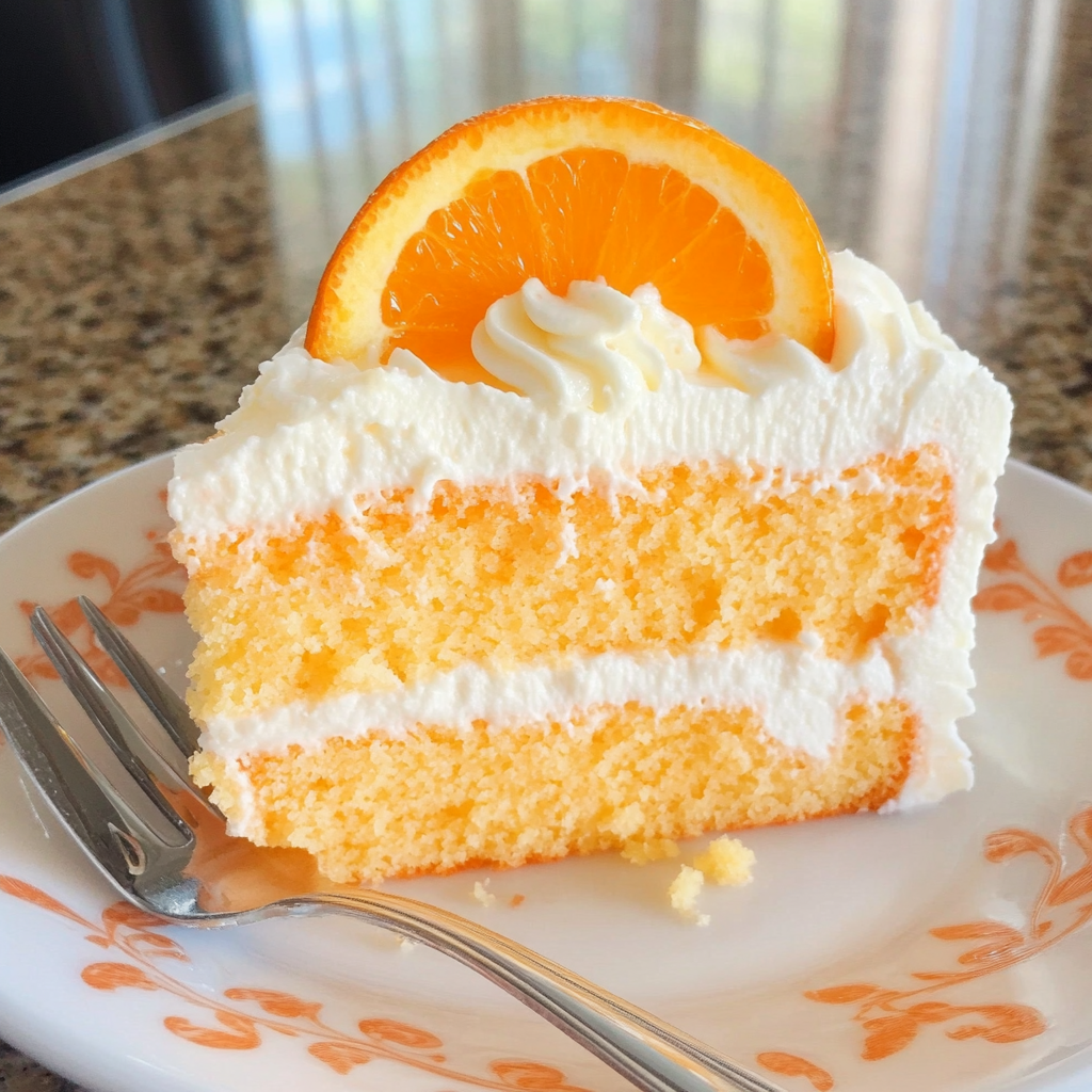 Orange Creamsicle Cake