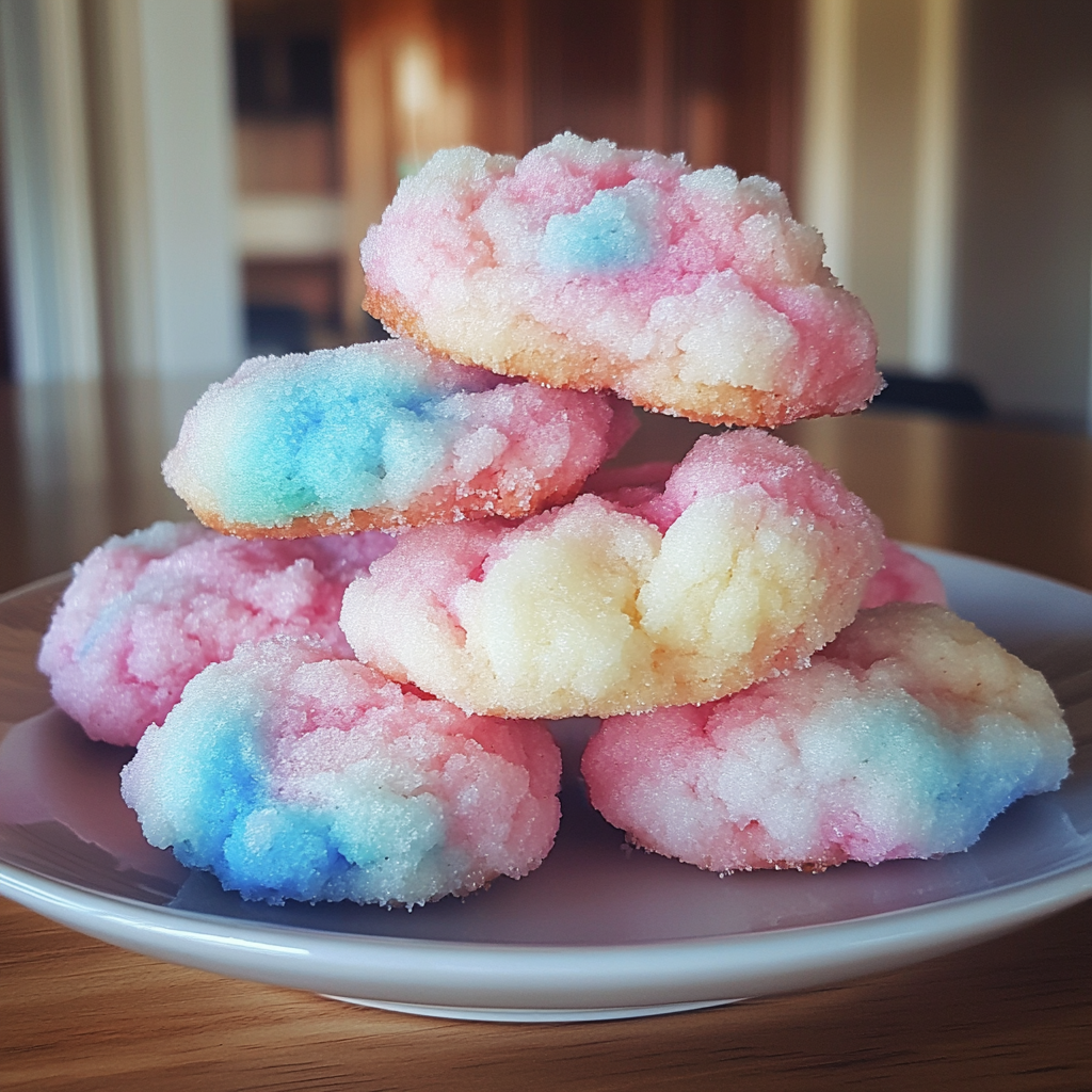 Cotton Candy Cookies Recipe: Whimsical, Pastel-Swirled Treats for Parties