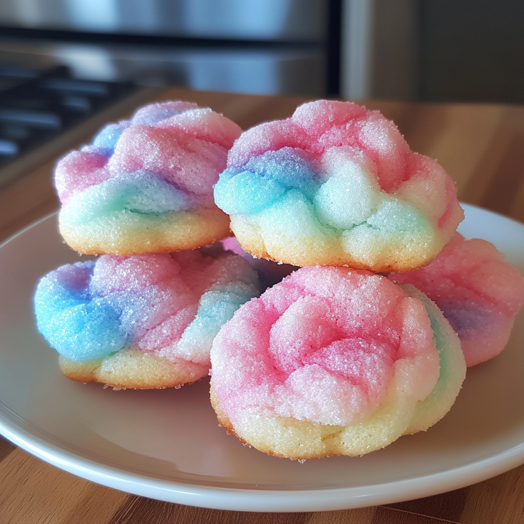 Cotton Candy Cookies Recipe: Whimsical, Pastel-Swirled Treats for Parties