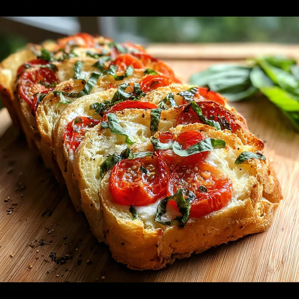 Savory Caprese Bread Recipe: Easy Italian Garlic Bread Guide