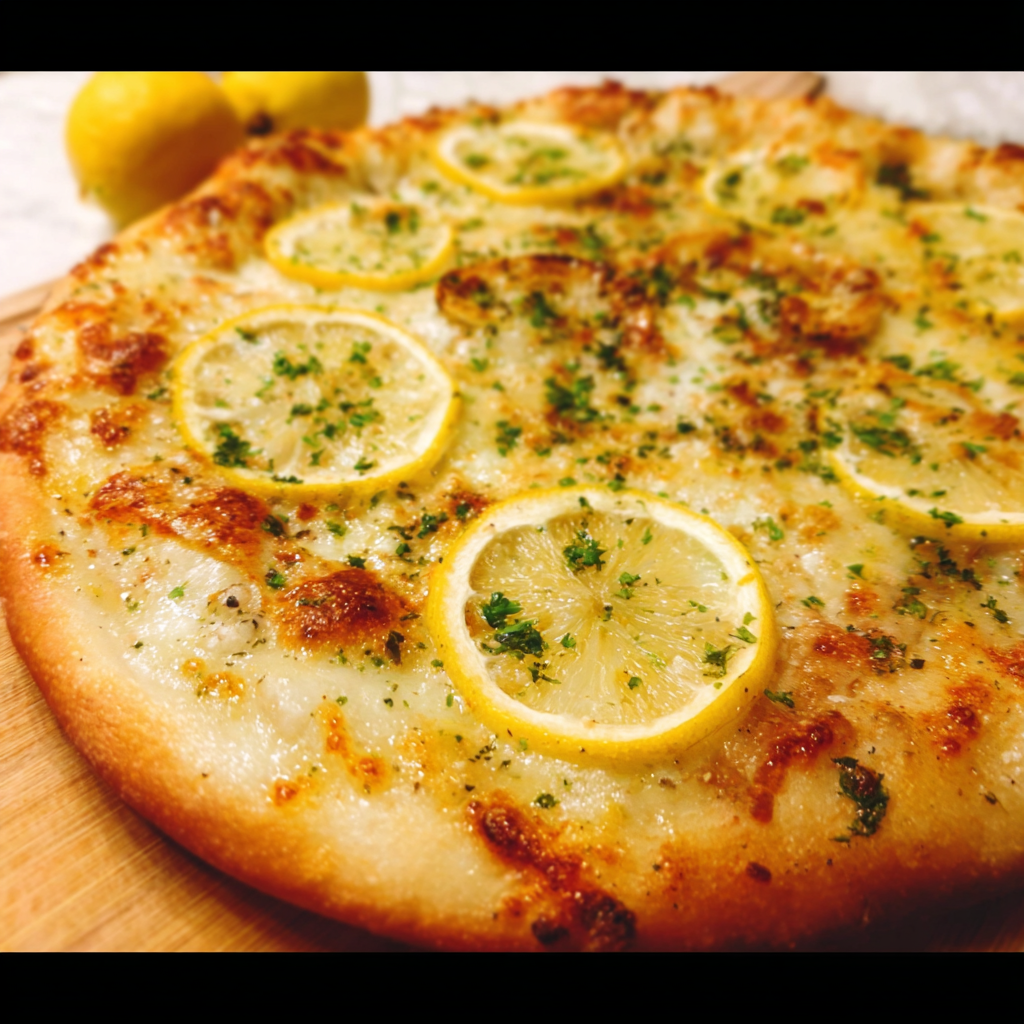 Lemon Pizza Recipe – Bright, Zesty, and Irresistibly Fresh